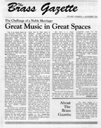 1991 Brass Gazette no.1